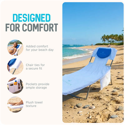 Ostrich The Backpack 3N1 Lounge Chair with Rear Cooler Bag & Custom Fitted Towel