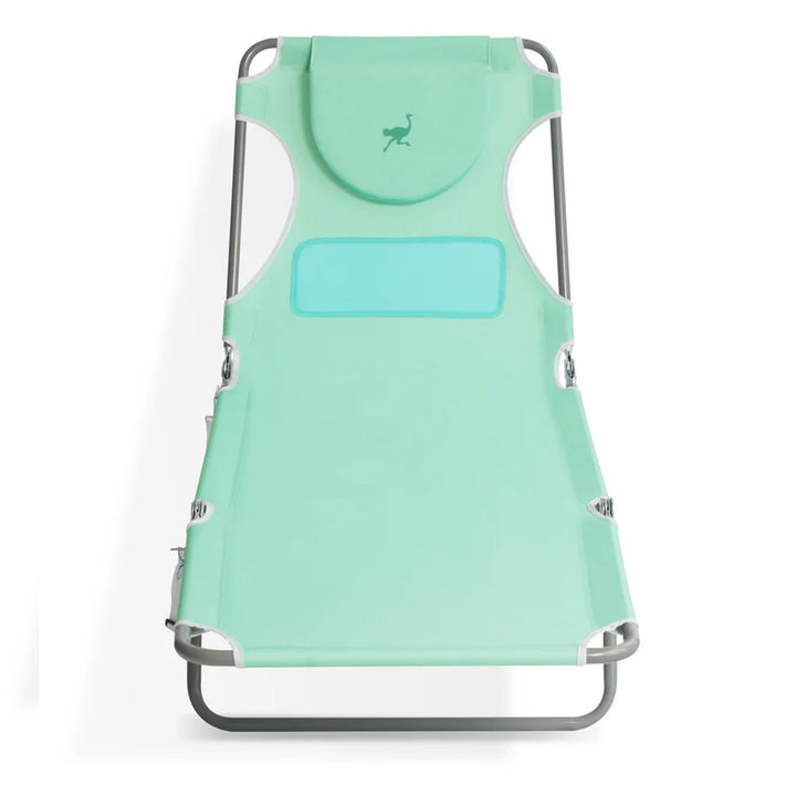 Ostrich Comfort Lounger, Foldable Beach Camping Pool Tanning Chair (Open Box)