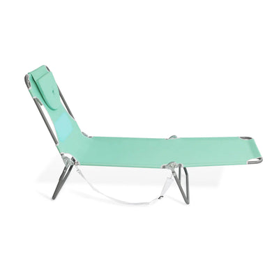 Ostrich Ladies Comfort Lounger, Foldable Beach Camping Pool Tanning Chair (Used)