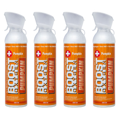 Boost Oxygen Large Pumpkin Spice Aroma 10L Canister Respiratory Support, 4 Pack - VMInnovations
