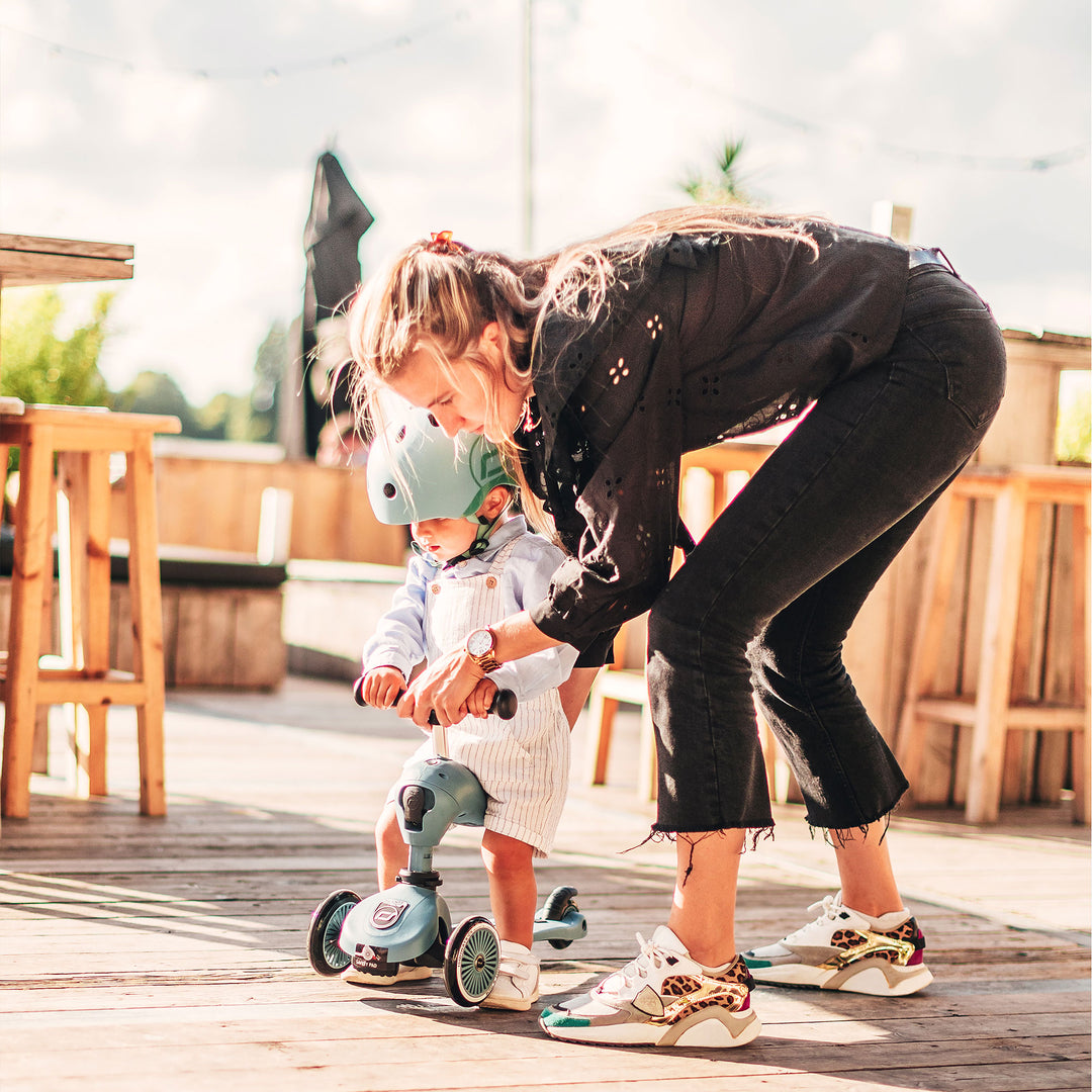 Scoot & Ride 2-in-1 Ride-On & Stand Kids Scooter, Ages 1-5, Steel (Used) - VMInnovations