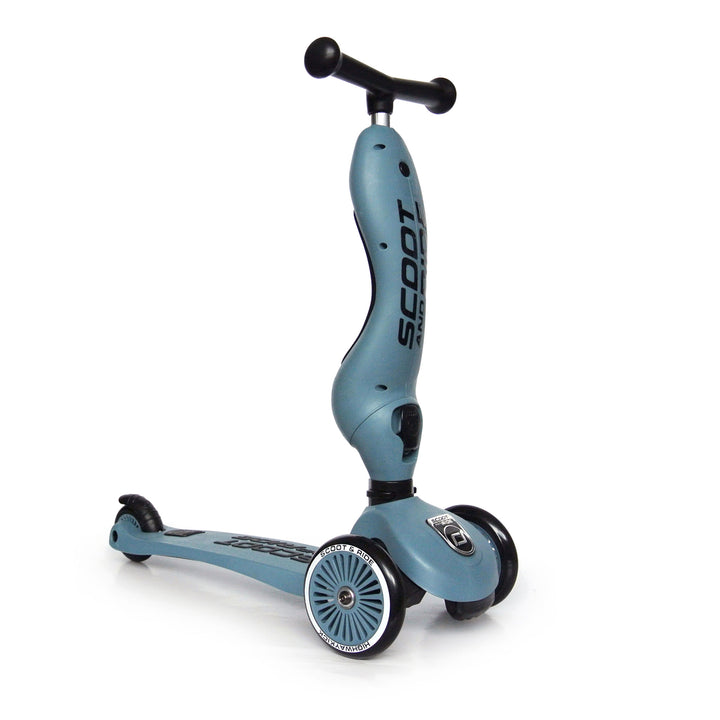 Scoot & Ride 2-in-1 Ride-On & Stand Kids Scooter, Ages 1-5, Steel (Used)