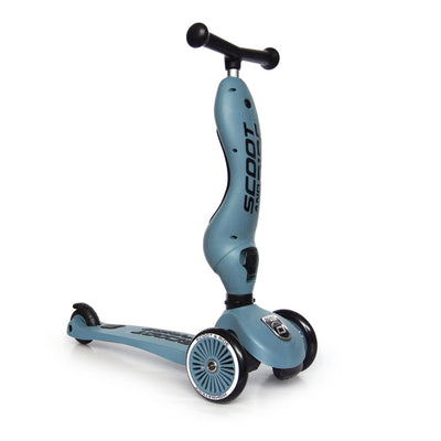 Scoot & Ride 2-in-1 Ride-On & Stand Kids Scooter, Ages 1-5, Steel (Open Box)