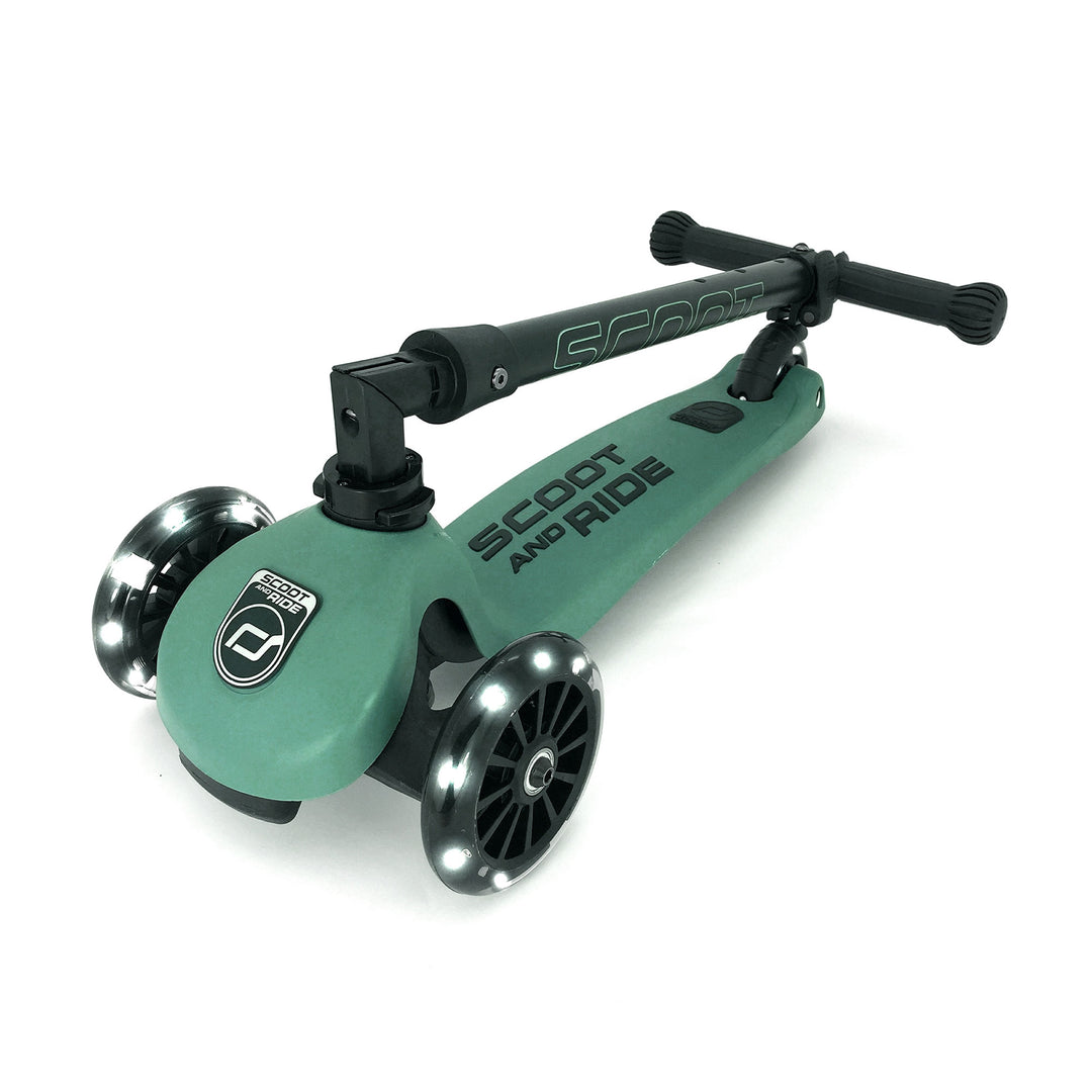 Scoot & Ride Stand-up Push Scooter for Children Ages 3-6, Forest (Open Box) - VMInnovations