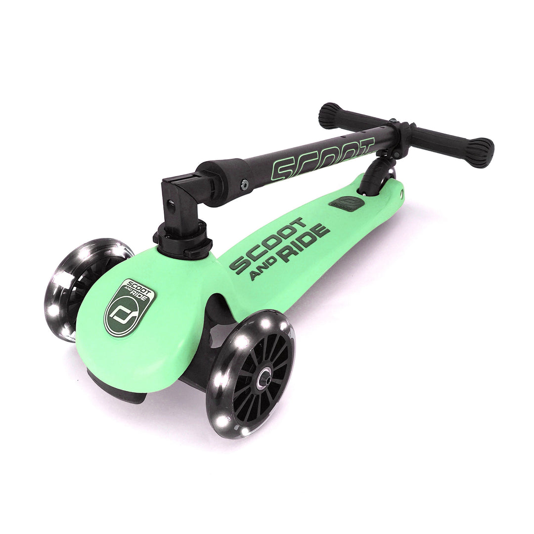 Scoot & Ride Stand-up Push Scooter for Children Ages 3-6, Highwaykick 3, Kiwi