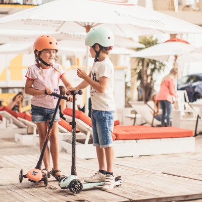 Scoot & Ride Push Scooter for Children Ages 3-6, Highwaykick 3, Kiwi (Open Box) - VMInnovations