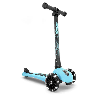 Scoot & Ride Stand-up Push Scooter for Children 3-6, Highwaykick 3, Blueberry - VMInnovations