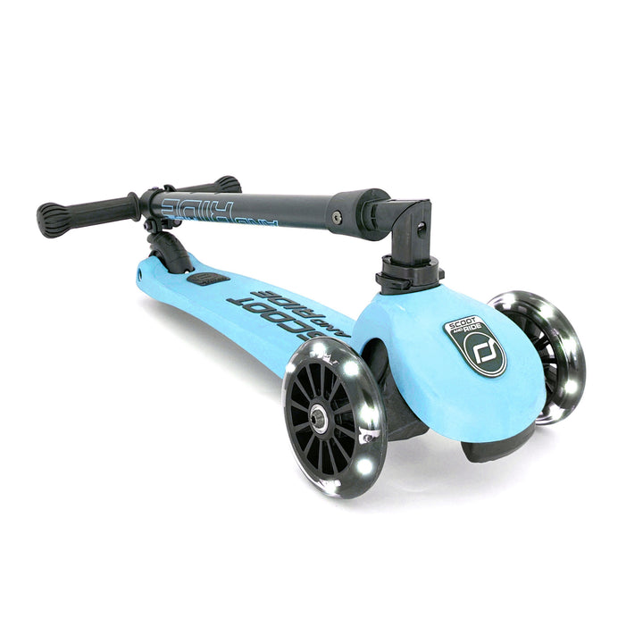 Scoot & Ride Stand-up Push Scooter for Children 3-6, Highwaykick 3, Blueberry