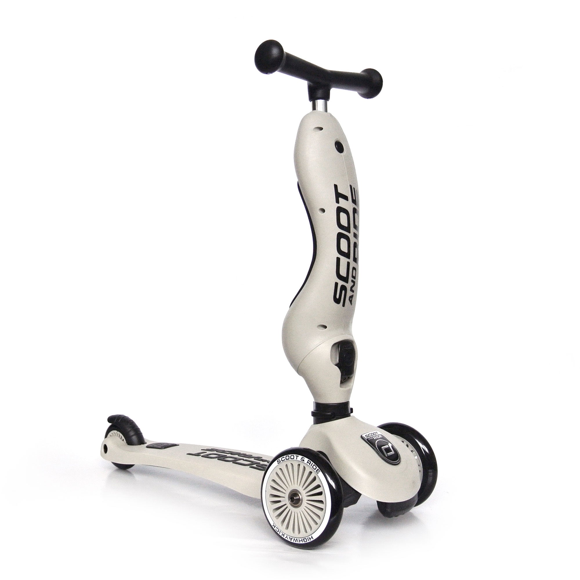 Scoot & Ride 2-in-1 Ride-On & Stand Kids Scooter, Ages 1-5, Ash (Open Box) - VMInnovations