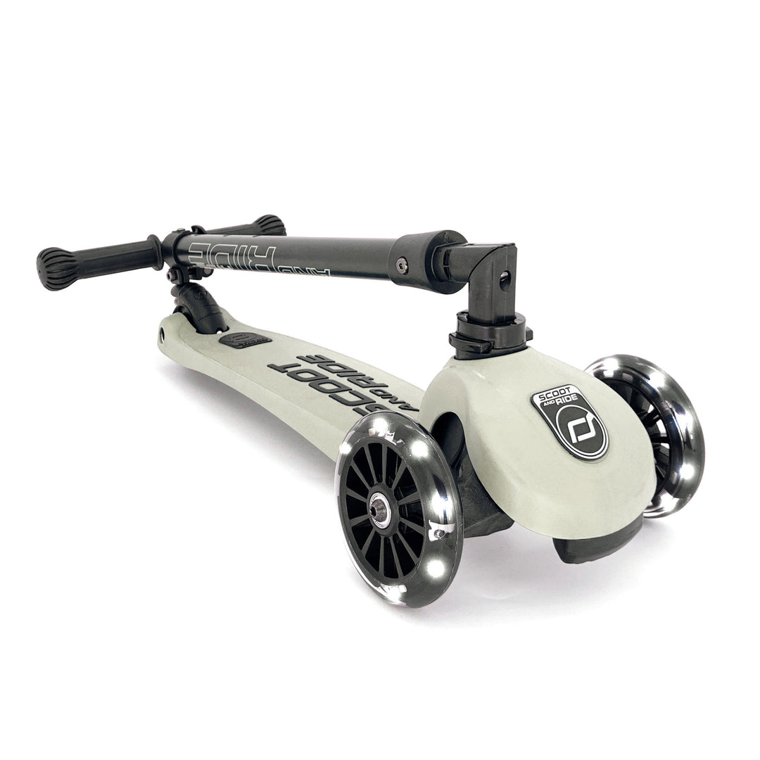 Scoot & Ride Stand-up Push Scooter for Ages 3-6, Highwaykick 3, Ash (Open Box) - VMInnovations