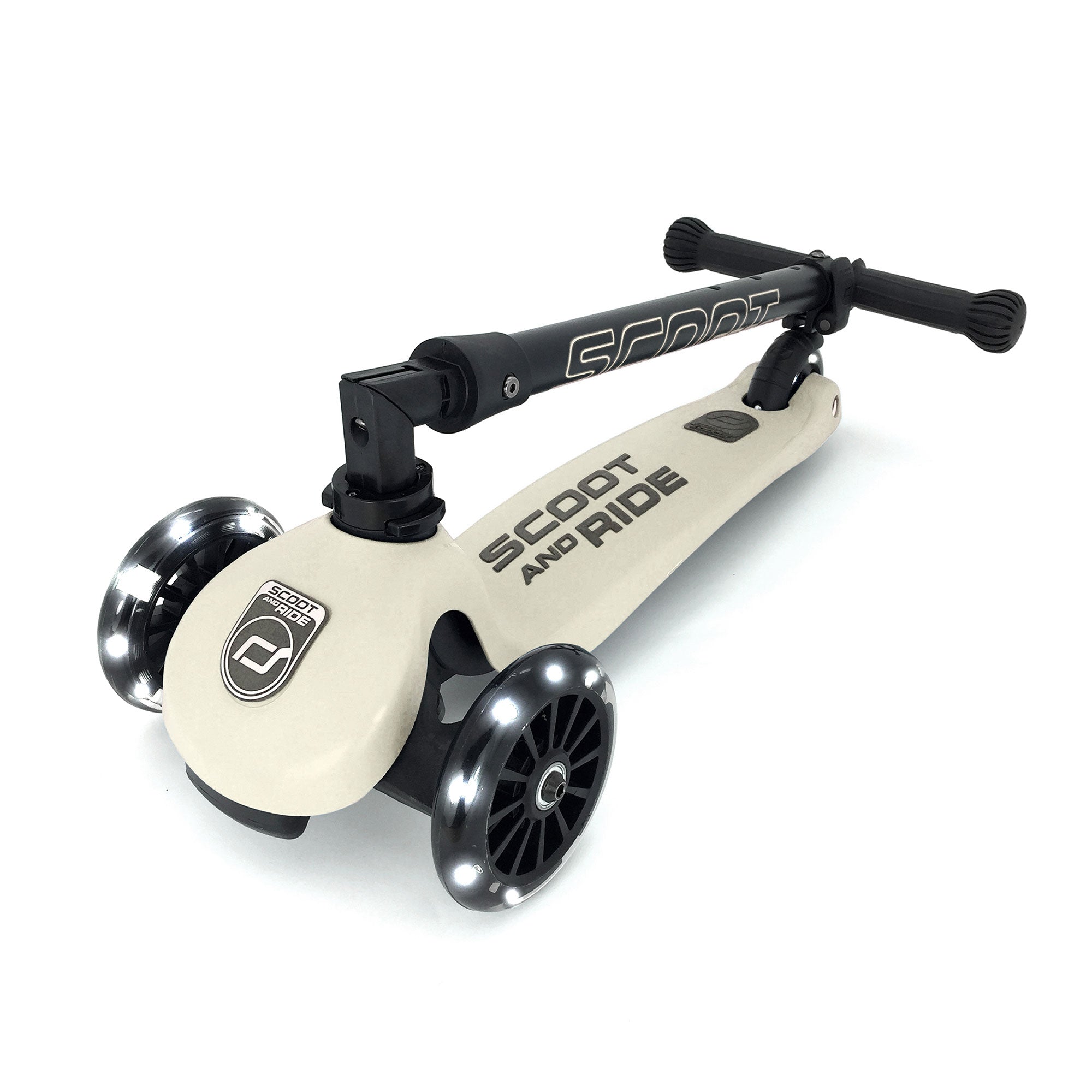 Scoot & Ride Stand-up Push Scooter for Ages 3-6, Highwaykick 3, Ash (Open Box) - VMInnovations