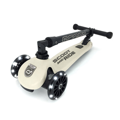 Scoot & Ride Stand-up Push Scooter for Ages 3-6, Highwaykick 3, Ash (Open Box) - VMInnovations
