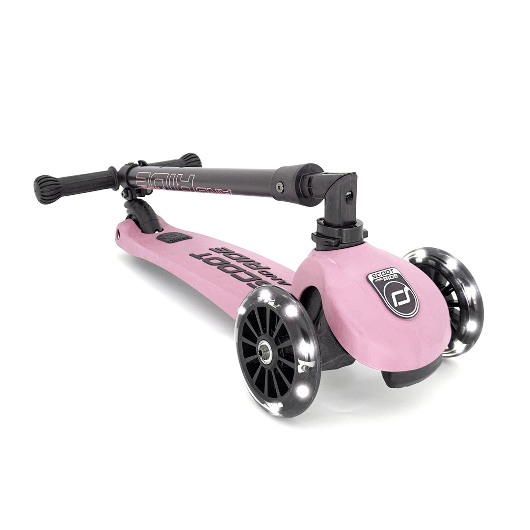 Scoot & Ride Stand-up Push Scooter for Children Ages 3-6, Rose (Open Box)