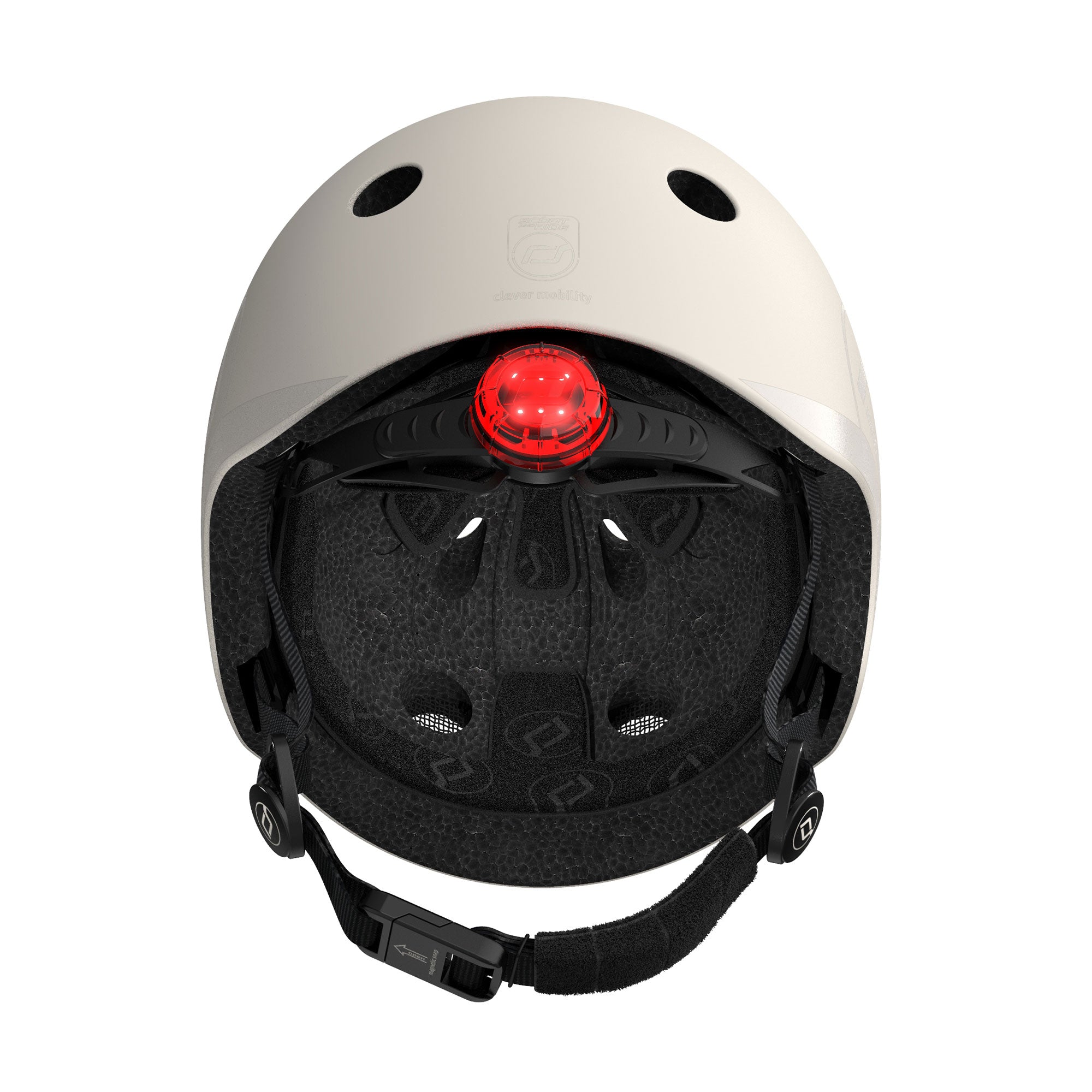 Scoot & Ride Toddler Kids Bike and Scooter Helmet with LED Light, S-M, Ash - VMInnovations