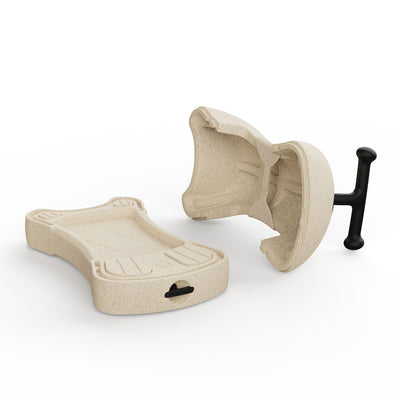 Scoot & Ride My First 3 in 1 Walker, Ride On, & Scoot Board, Sand (Open Box) - VMInnovations