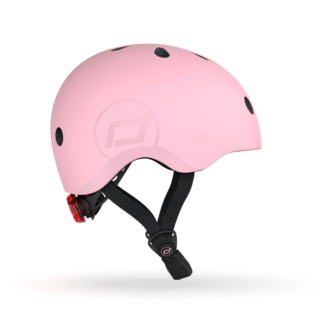 Scoot & Ride Toddler Kids Bike & Scooter Helmet with LED Light, S-M, Rose (Used) - VMInnovations