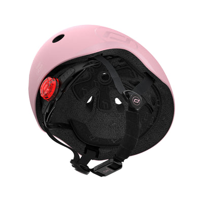 Scoot & Ride Toddler Kids Bike & Scooter Helmet with LED Light, S-M, Rose (Used) - VMInnovations