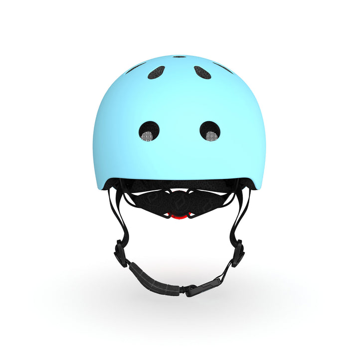 Scoot & Ride Toddler Kids Bike and Scooter Helmet with LED Light, S-M, Blueberry - VMInnovations