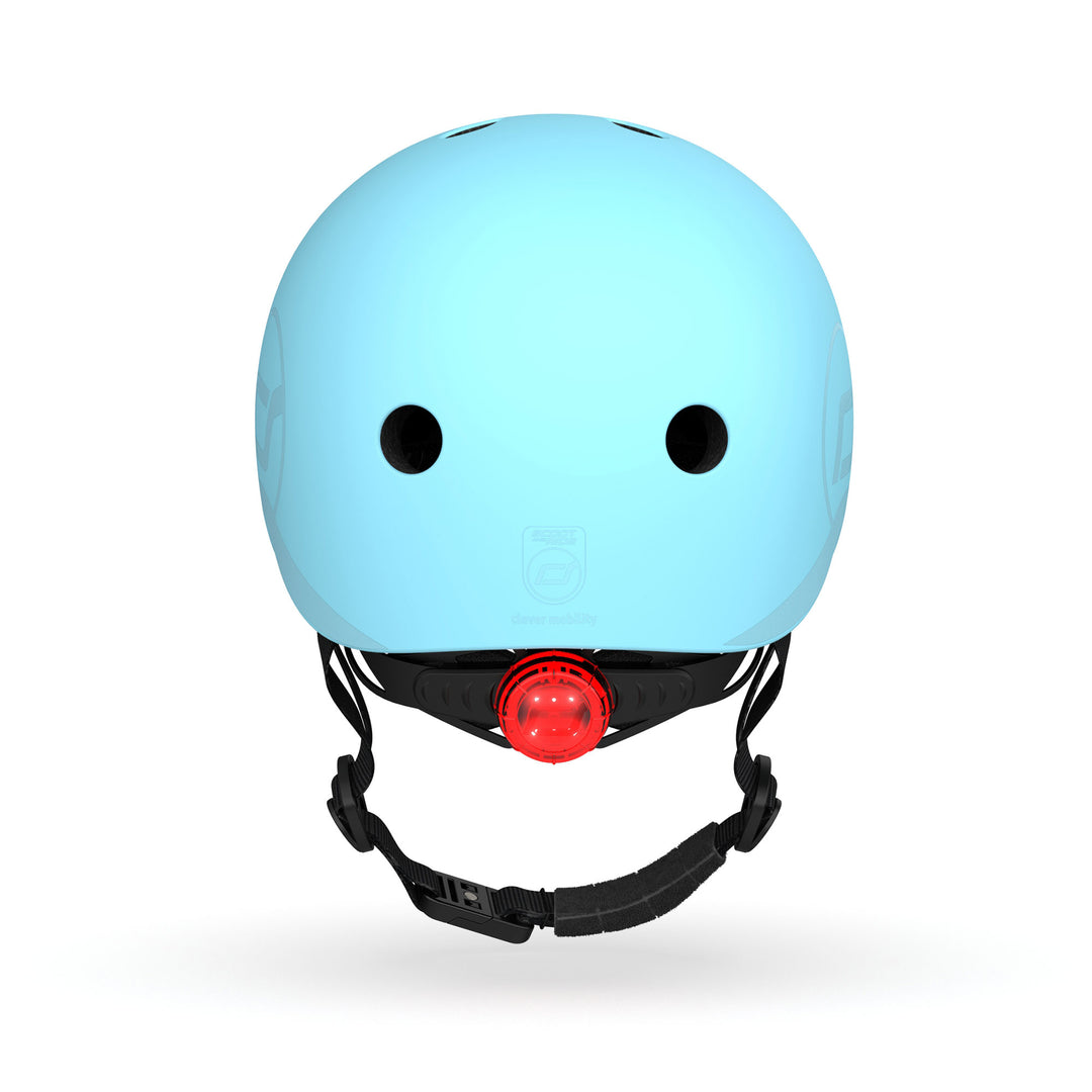 Scoot & Ride Toddler Kids Bike and Scooter Helmet with LED Light, S-M, Blueberry - VMInnovations