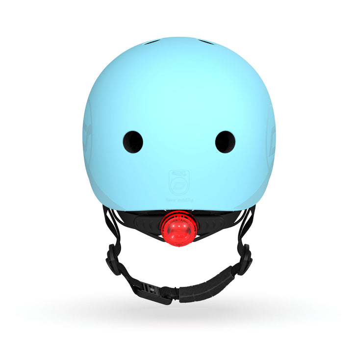 Scoot & Ride Toddler Kids Bike and Scooter Helmet with LED Light, S-M, Blueberry - VMInnovations