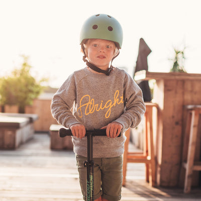 Scoot & Ride Toddler Kids Bike and Scooter Helmet with LED Light, S-M, Forest - VMInnovations
