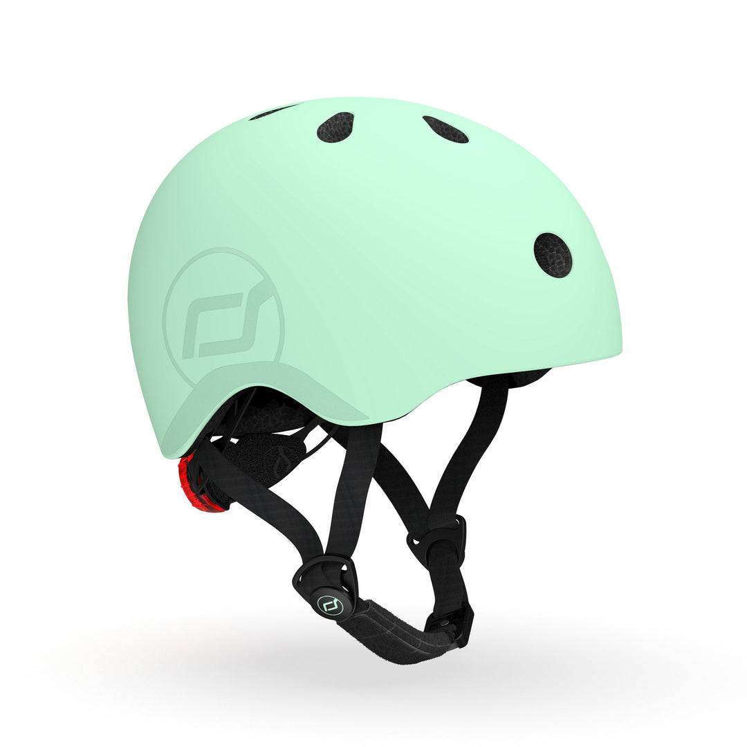 Scoot & Ride Toddler Kids Bike and Scooter Helmet with LED Light, S-M, Kiwi - VMInnovations