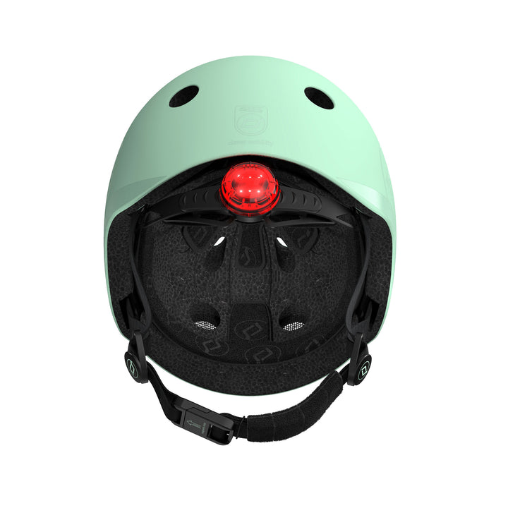 Scoot & Ride Toddler Kids Bike and Scooter Helmet with LED Light, S-M, Kiwi - VMInnovations