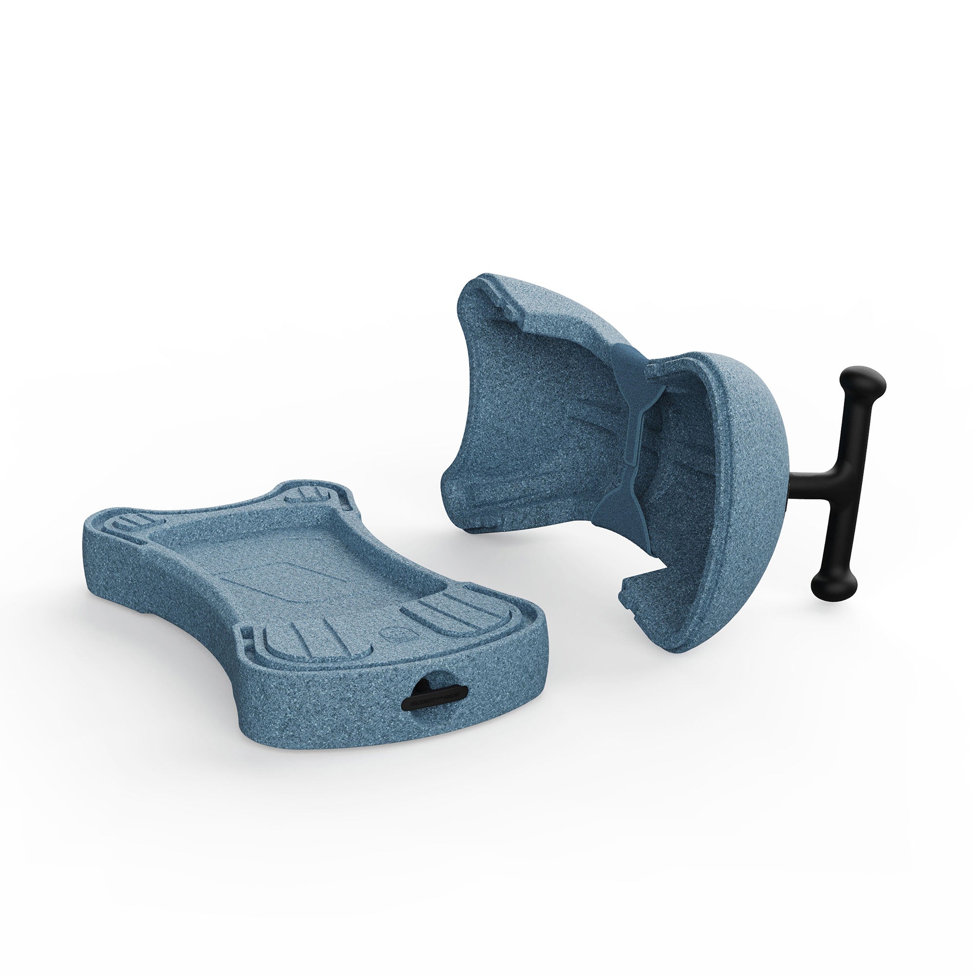 Scoot & Ride My First 3 in 1 Baby Walker, Ride On & Scoot Board w/Storage, Steel - VMInnovations