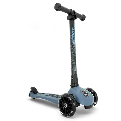 Scoot & Ride Stand-up Push Scooter for Ages 3-6, Highwaykick 3, Steel (Open Box) - VMInnovations