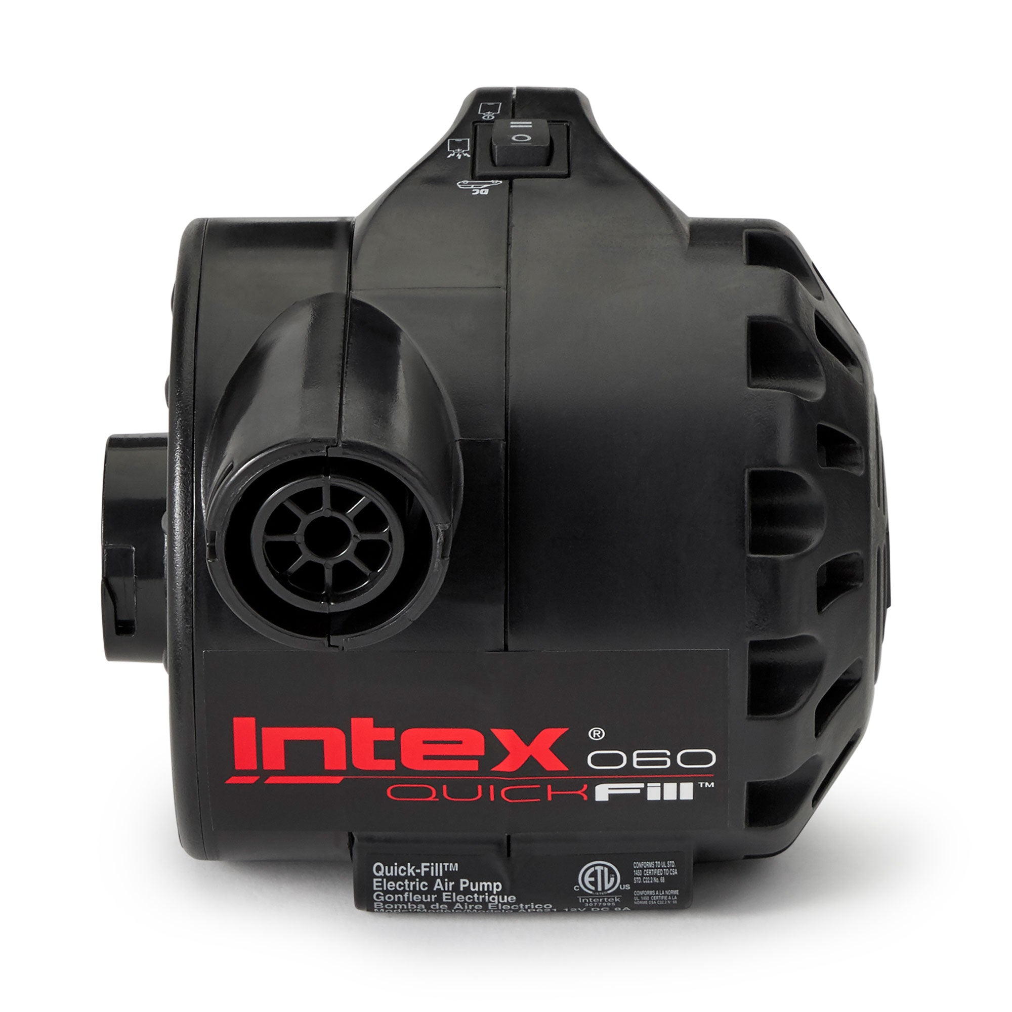 INTEX 120V Quick-Fill Rechargeable Battery Air Pump | 66621E - Missing Nozzles