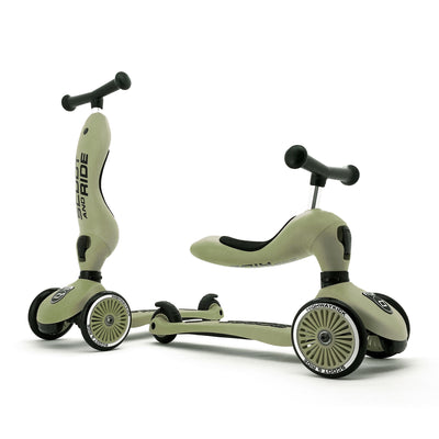 Scoot & Ride 2-in-1 Ride-On & Stand Scooter, Ages 1-5, Highwaykick 1(Open Box)