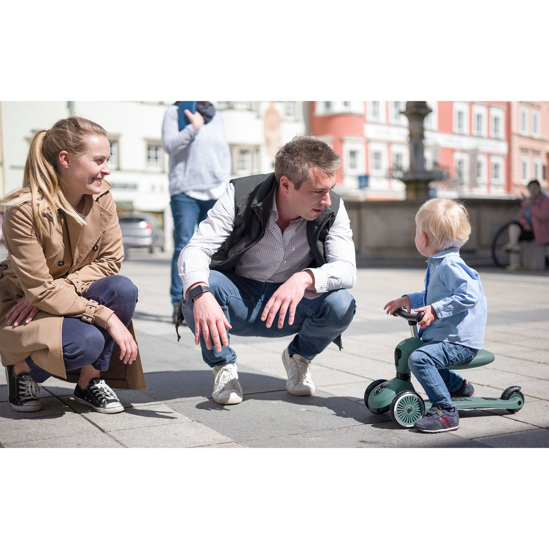 Scoot & Ride 2-in-1 Ride-On & Stand Scooter, Ages 1-5, Highwaykick 1(Open Box) - VMInnovations
