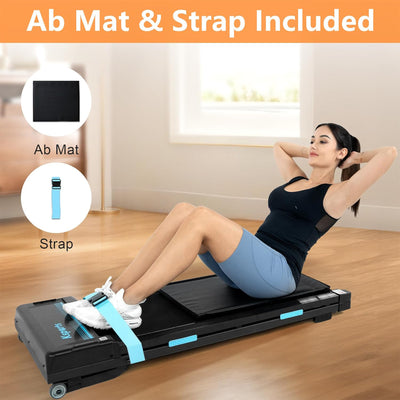 Ksports Under Desk Walking Pad Treadmill w/Auto Incline&Wheels, 2.5 HP(Open Box) - VMInnovations