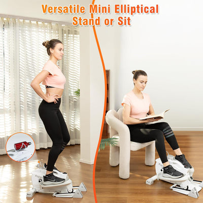 Ksports Mini Elliptical Machine with 3-Level Incline & LED Display (Open Box) - VMInnovations