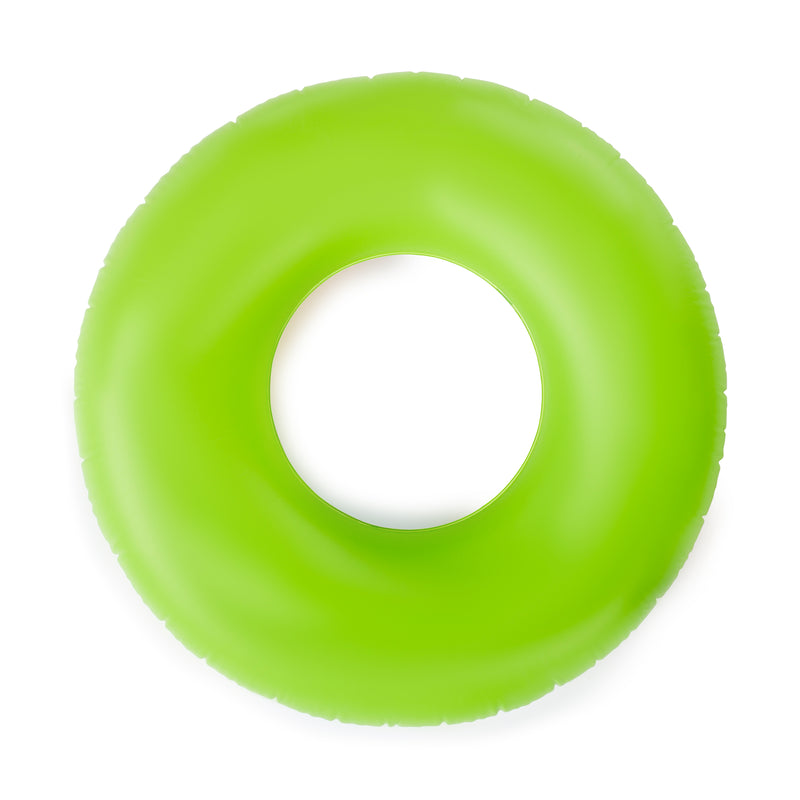 INTEX Inflatable Color Whirl Floating Tube Raft with Handles - (Open box)