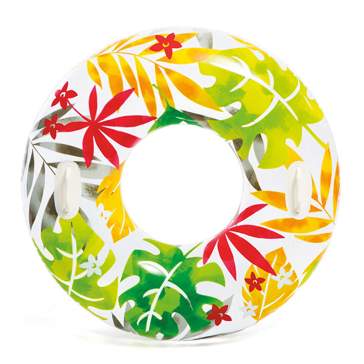 INTEX Groovy Color Inflatable Flower Transparent Tube Raft | 58263EP (Open Box) - VMInnovations