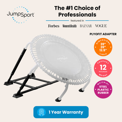 JumpSport PlyoFit PRO Adapter for 39" and 44" Fitness Trampolines, Home Gym Use - VMInnovations