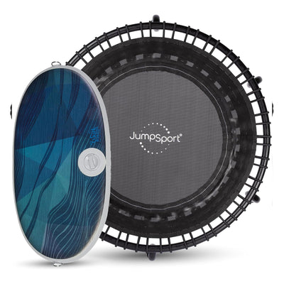JumpSport 350 Fitness 39" Trampoline Bundled with Wurf Board Anti-Fatigue Mat - VMInnovations