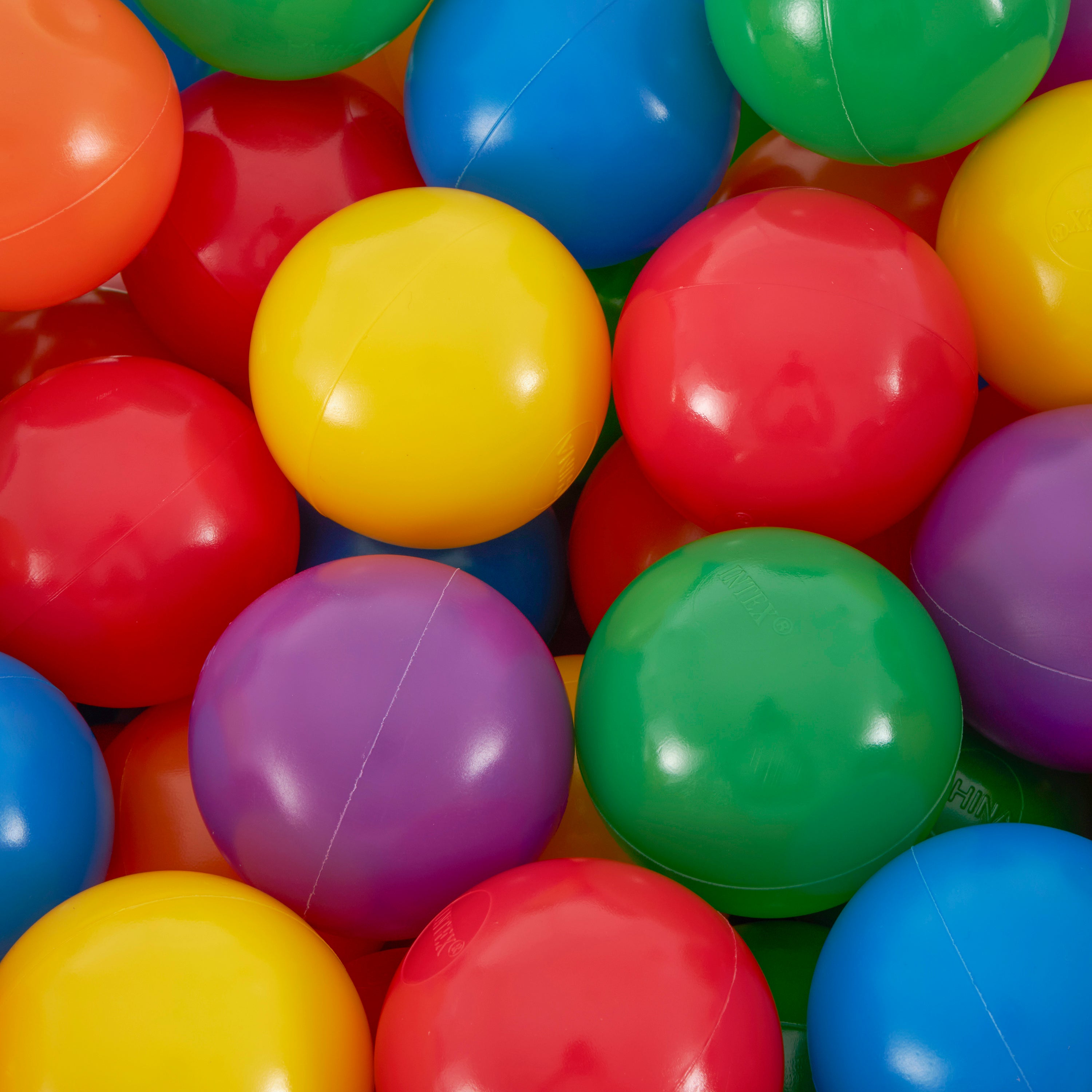 100-Pack Intex Small Plastic Multi-Colored Fun Ballz For A Ball Pit (6 Pack)