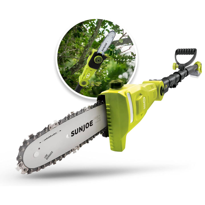 Sun Joe 24V Pole Chainsaw Electric Telescope Tree Trimmer, 24V-PS8-LTE (Used)