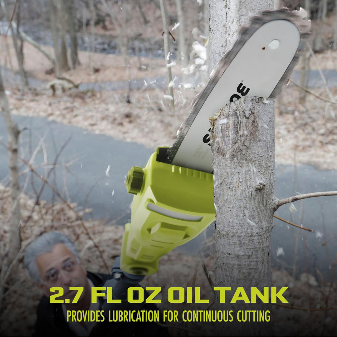 Sun Joe 24V Pole Chainsaw Electric Telescope Tree Trimmer, 24V-PS8-LTE (Used) - VMInnovations