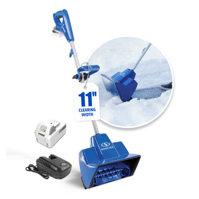 Snow Joe 24 Volt Cordless Snow Shovel Kit for Winter Snow, Blue (For Parts) - VMInnovations
