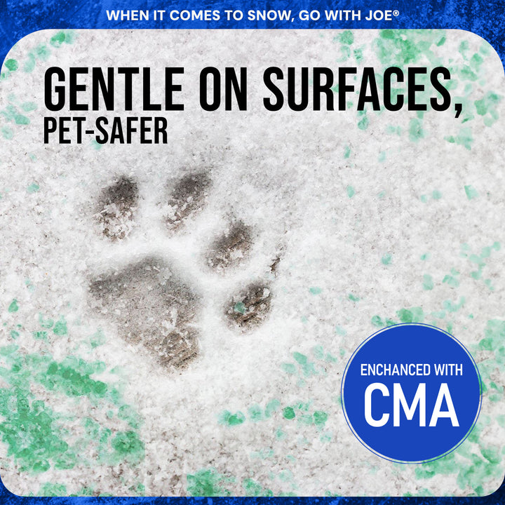 Snow Joe 20Pk Ice Melt Pellets Deicer and Snow Removal for Driveway, 50lb, Green