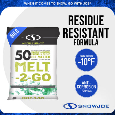 Snow Joe Premium Ice Melt Bundled with Snow Joe Electric Snow Thrower, Blue - VMInnovations