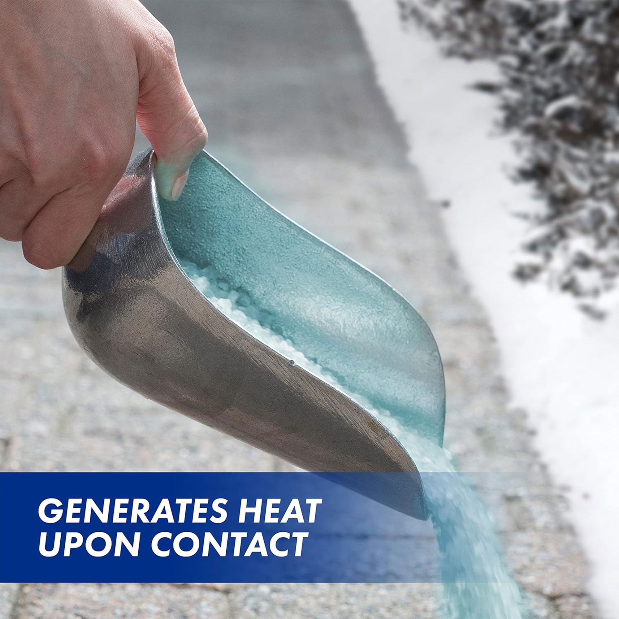 Blue Heat 5 Pack Ice Melt Pellets Deicer and Snow Removal for Driveway, 50 Lbs - VMInnovations