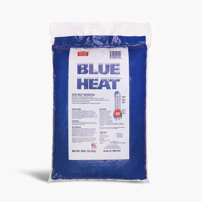 Blue Heat Ice Melt Pellets Deicer and Snow Removal for Driveway, 50 lb, 10 Pack