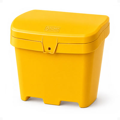 FCMP Outdoor 31 Gal Salt & Sand Storage Box, Deck Container for Patio (Open Box)