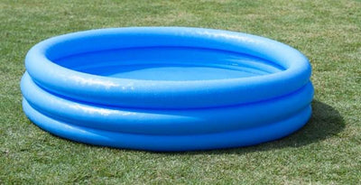 INTEX Crystal Blue Kids Outdoor Inflatable 66" Swimming Pool 58446EP - Open Box