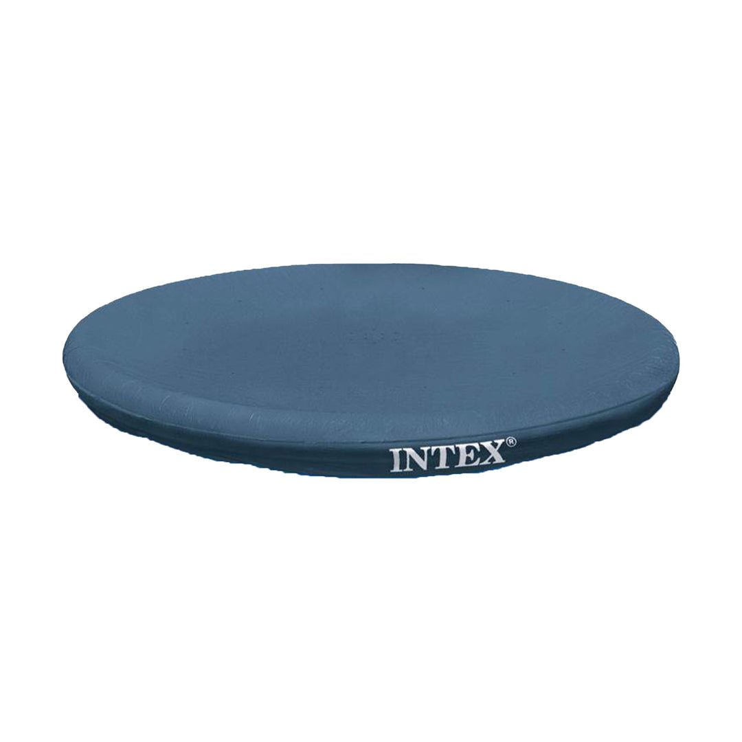 Intex Easy Set 15 Foot Round Above Ground Swimming Pool Cover, Pool Not Included - VMInnovations