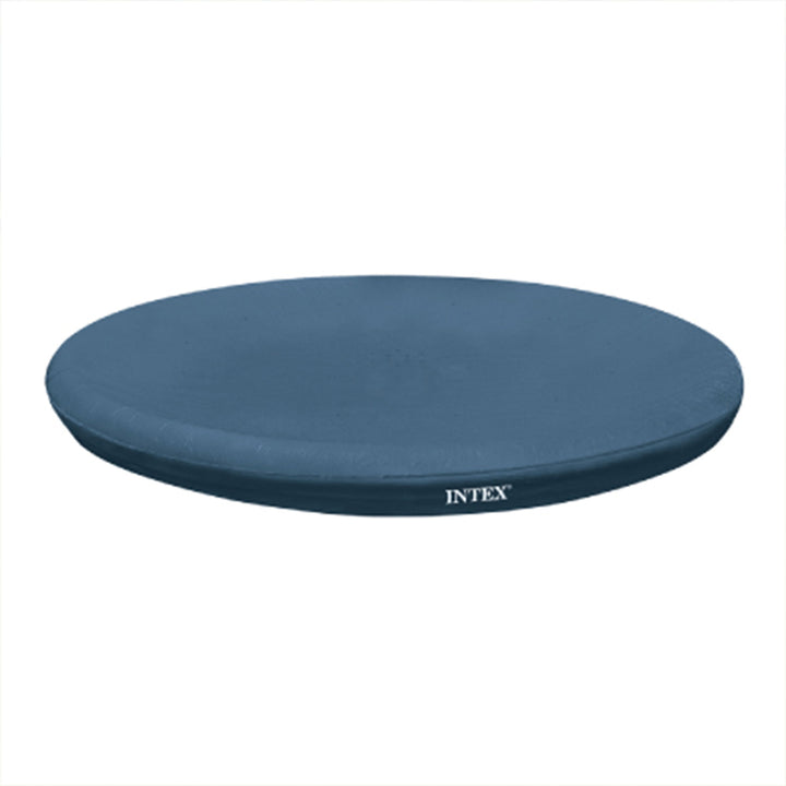 Intex 10 Ft Easy Set Round Above Ground Pool Vinyl Debris Cover, Blue (Open Box) - VMInnovations